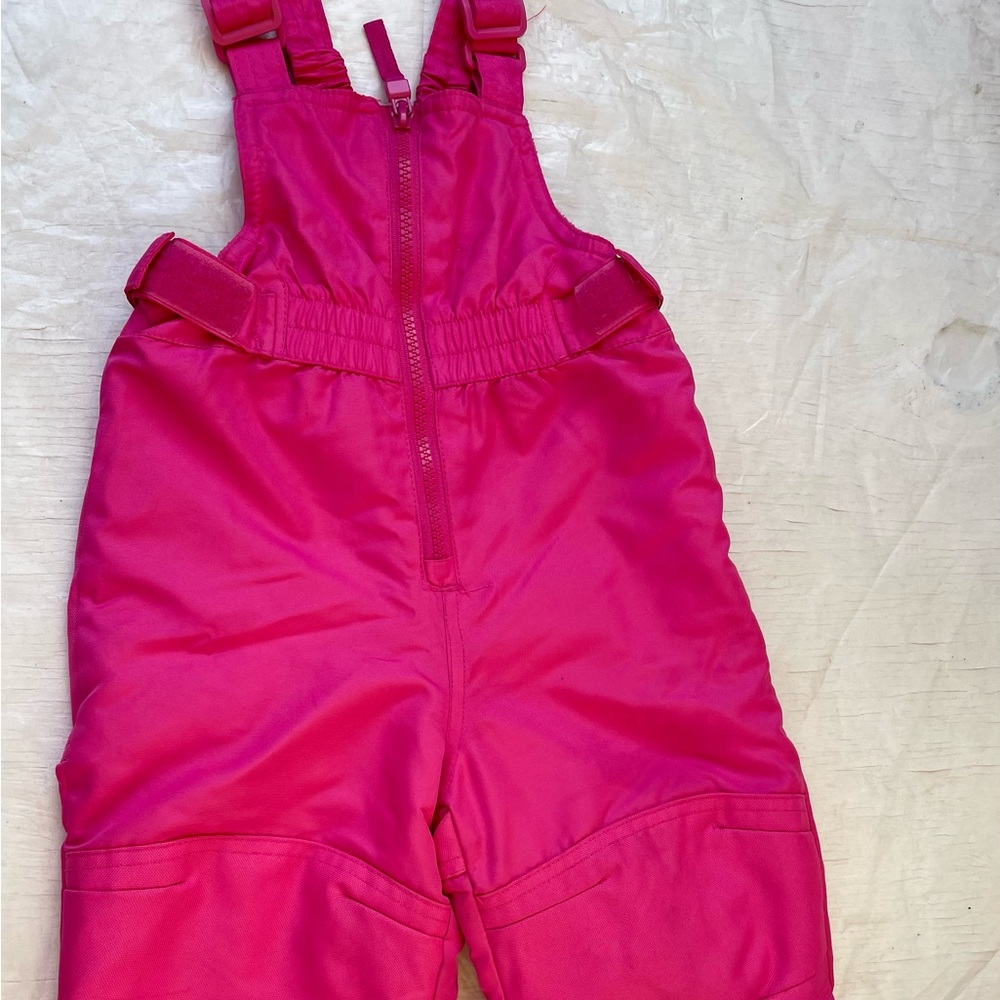 Cat & Jack pink snow bib size 18 months